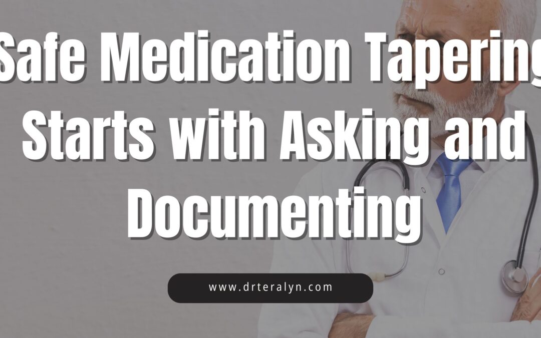 How to Talk to Your Prescriber About Safely Tapering Medication