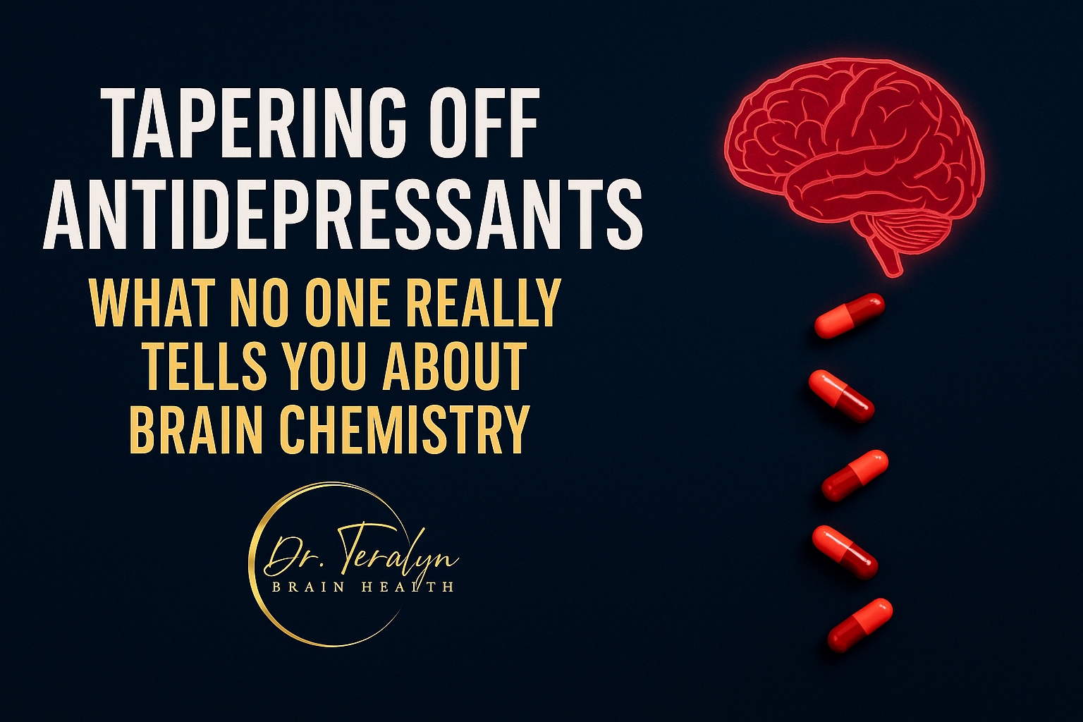 Tapering Off Antidepressants: What No One Tells You About Brain Chemistry