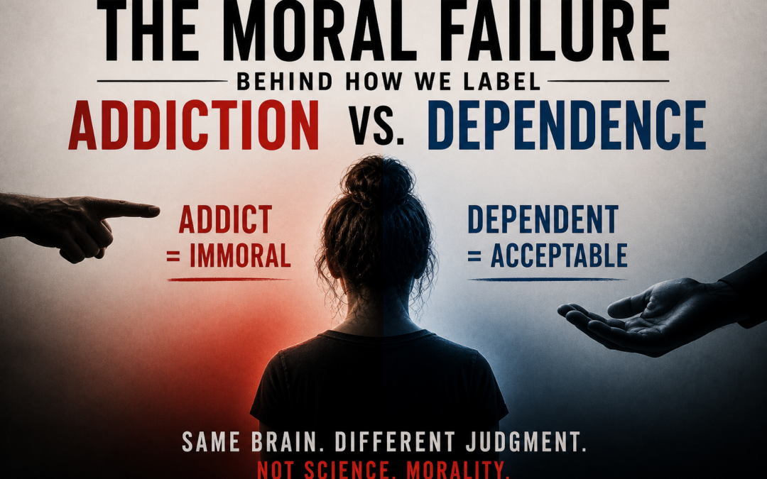 The Moral Failure Behind the Addiction vs Dependence Debate