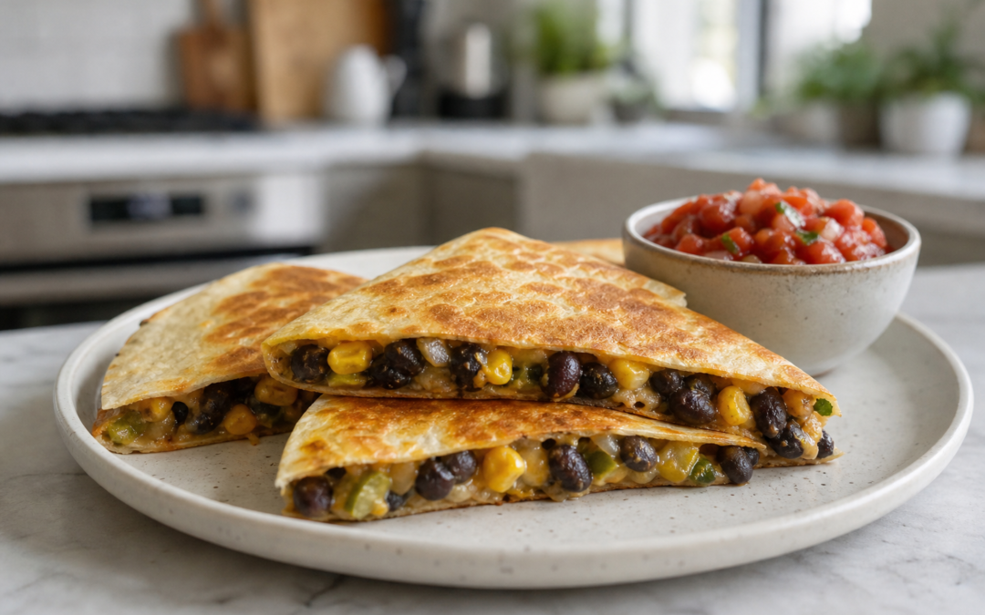 Black Bean and Corn Quesadillas