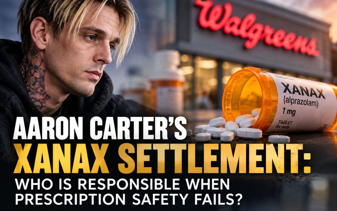 Aaron Carter’s Xanax Settlement: Who Is Responsible When Prescription Safety Fails?